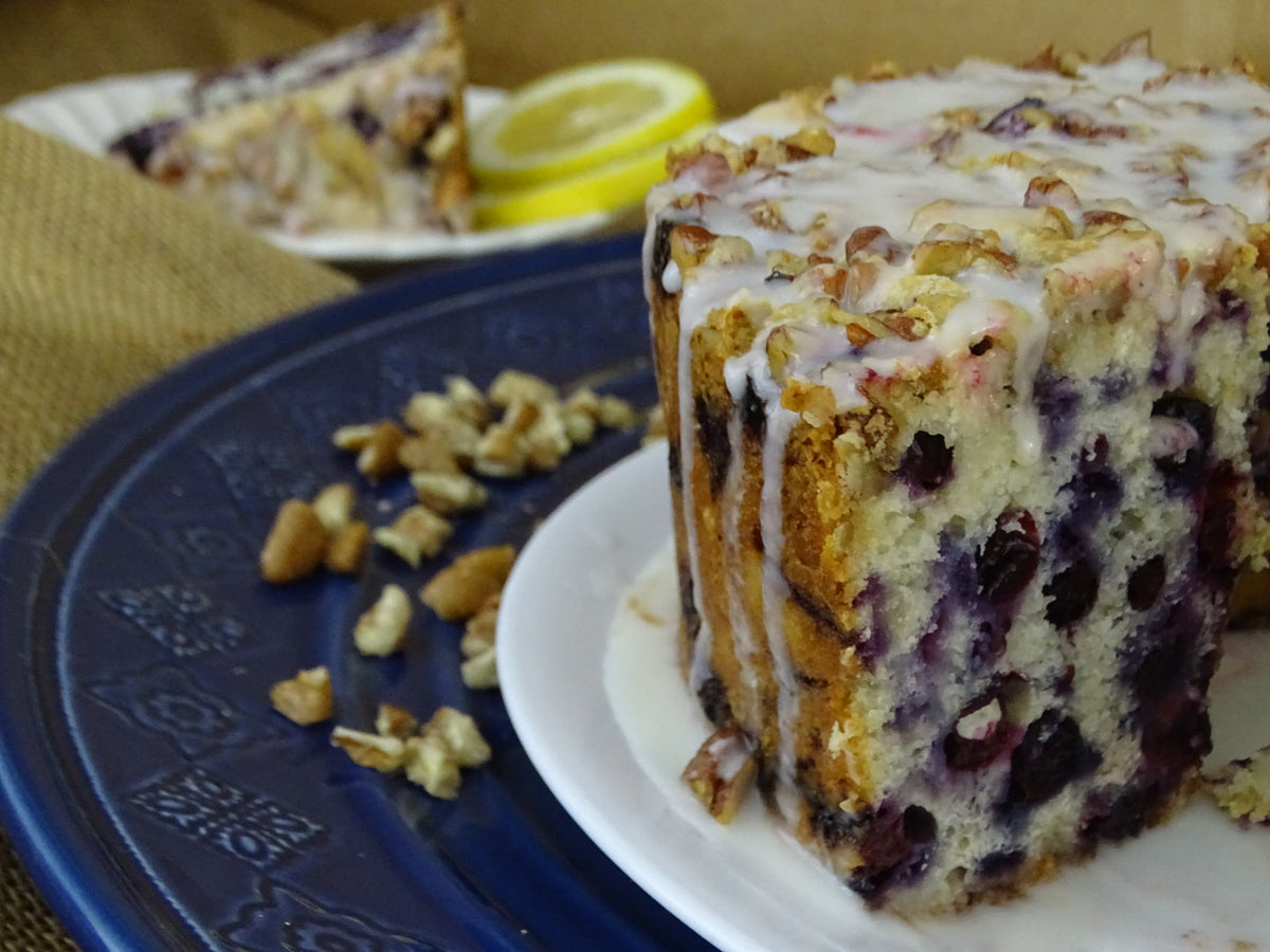 Blueberry Pecan Poundcake