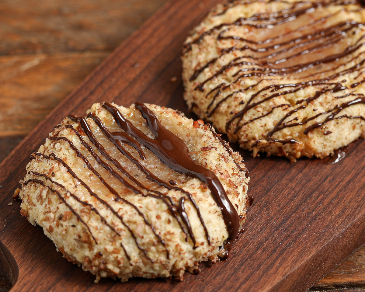 Turtle Thumbprint Cookies
