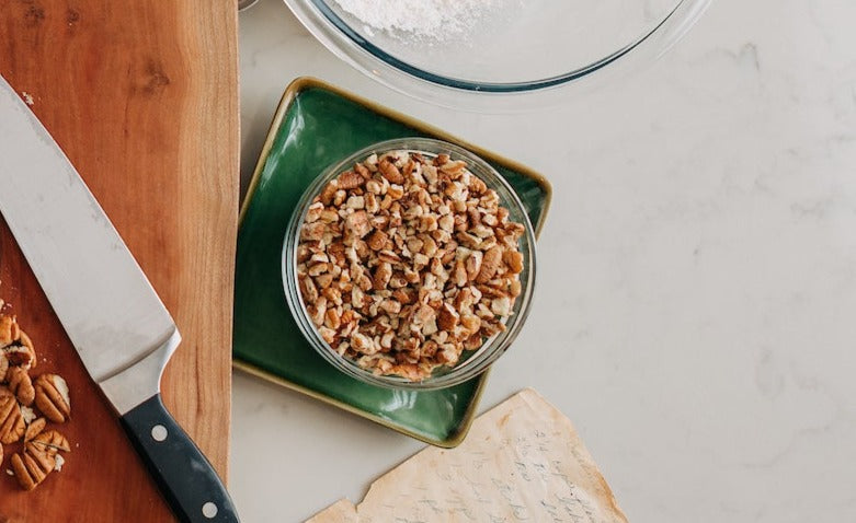 Chopped pecans